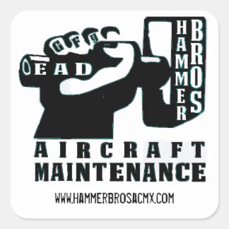 Adesivo Quadrado vinheta de hammerbrosacmx