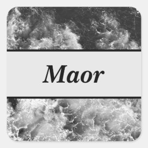 Adesivo Quadrado Vinheta de mármore