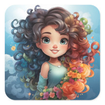 Vinheta de menina bonita