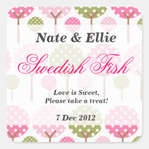 Adesivo Quadrado Vinheta de mesa do deserto de árvores brancas