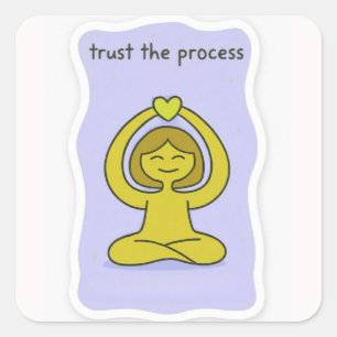 Adesivo Quadrado Vinheta de movimento