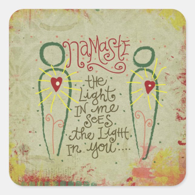 Adesivo Quadrado Vinheta de nome (Frente)