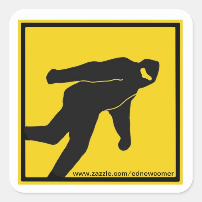 Adesivo Quadrado Vinheta de Rendimento Bigfoot (Frente)