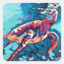 Vinheta de Tartaruga Marítima