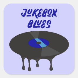 Adesivo Quadrado Vinheta de vinil de fusão