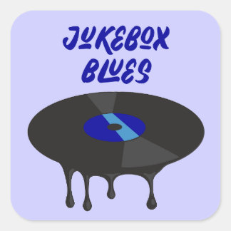 Adesivo Quadrado Vinheta de vinil de fusão