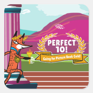 Adesivo Quadrado Vinheta do Picture Book Summit 2024