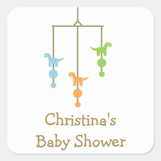 Adesivo Quadrado Vinheta móvel Dinossauro