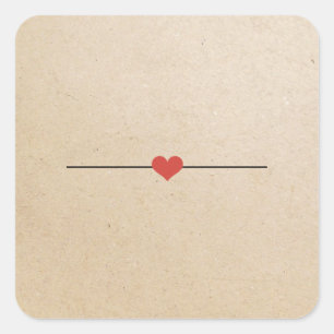 Adesivo Quadrado vinheta oval kraft de vazio