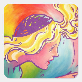 Adesivo Quadrado Vinheta Oz - Polocromo