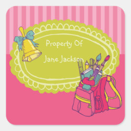 Adesivo Quadrado Vinheta Personalizada de Embalagem Dinâmica