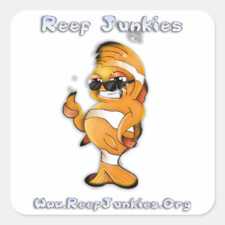 Adesivo Quadrado Vinheta Praça Clownie