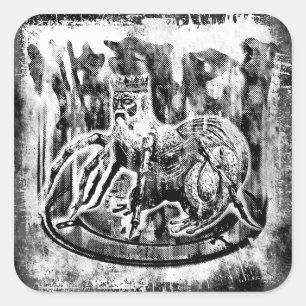 Adesivo Quadrado Vinheta Quadrada Bael