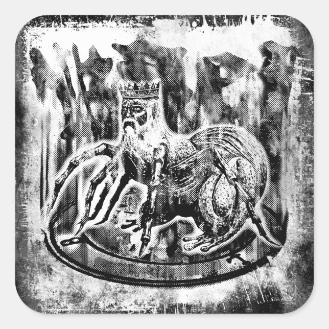 Adesivo Quadrado Vinheta Quadrada Bael (Frente)