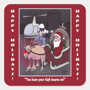 Adesivo Quadrado Vinheta Quadrada de Barragens Altas