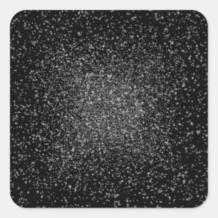 Adesivo Quadrado Vinheta Quadrada de Fundo das Estrelas