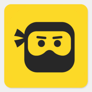 Adesivo Quadrado Vinheta quadrada de ícones do DLive Ninja