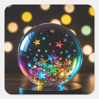 Adesivo Quadrado Vinheta quadrada decorativa.