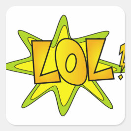 Adesivo Quadrado Vinheta Quadrada Lol