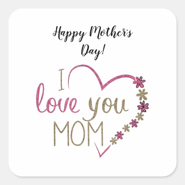 Adesivo Quadrado Vinheta-quadrada-mãe (Frente)