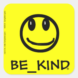 Adesivo Quadrado Vinheta quadrado BE_KIND