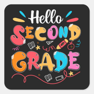 Adesivo Quadrado Vinheta quadrado segundo Grau