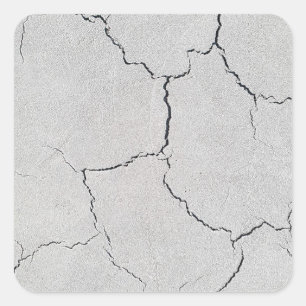 Adesivo Quadrado Vinheta rachada