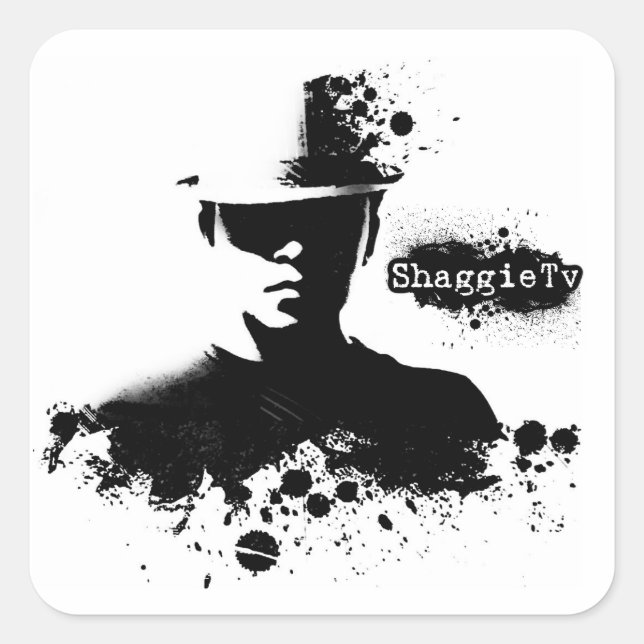 Adesivo Quadrado Vinheta SPLAT ShaggieTv (quadrada) (Frente)