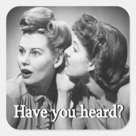 Adesivo Quadrado Vinheta Sussurra