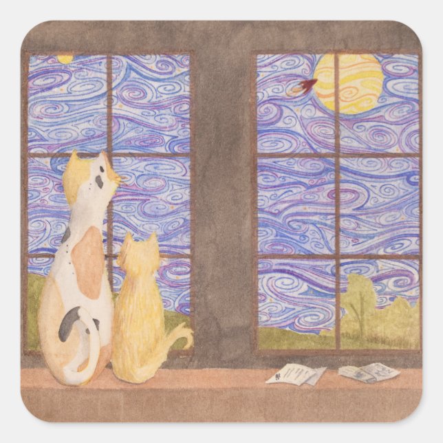 Adesivo Quadrado Vinheta Traseira Esquerda (Frente)