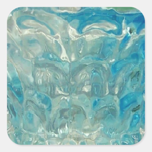 Adesivo Quadrado Vinheta turbulenta (Frente)