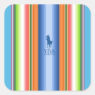 Adesivo Quadrado vinheta VIVA
