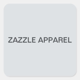 Adesivo Quadrado vinheta Zazzle Roupa Variety Draft