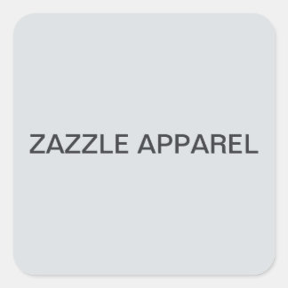 Adesivo Quadrado vinheta Zazzle Roupa Variety Draft