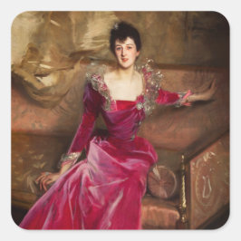 Adesivo Quadrado Vinhetas