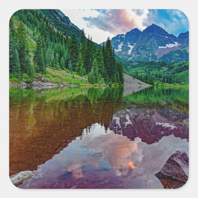 Adesivo Quadrado Vinhetas (Frente)