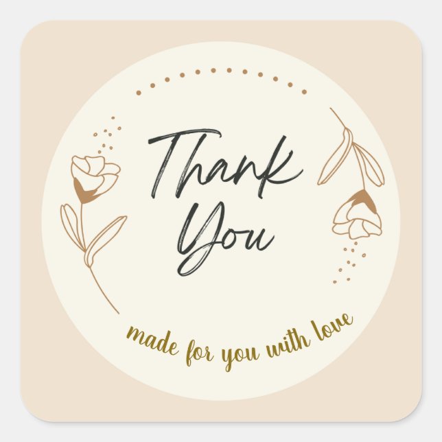 Adesivo Quadrado Vinhetas (Frente)