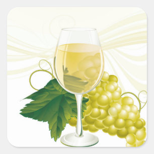 Adesivo Quadrado Vinhetas