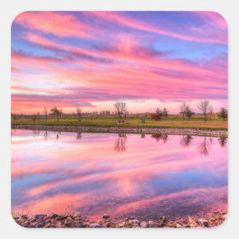 Adesivo Quadrado Vinhetas