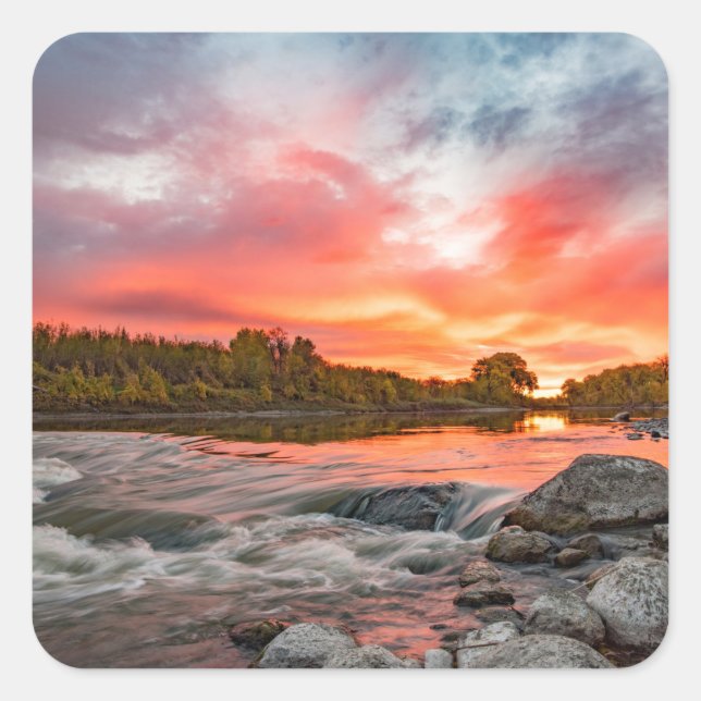 Adesivo Quadrado Vinhetas (Frente)