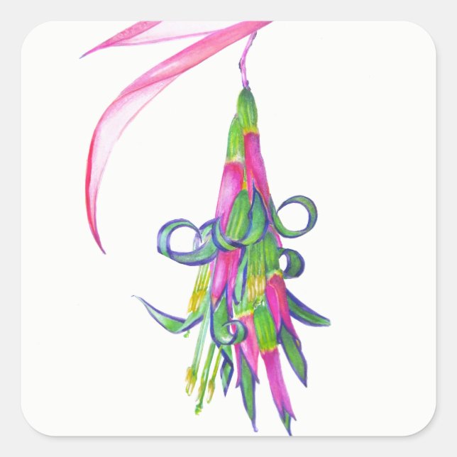 Adesivo Quadrado Vinhetas da Fábrica de Amizade (Frente)