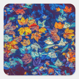 Adesivo Quadrado vinhetas de abstrato