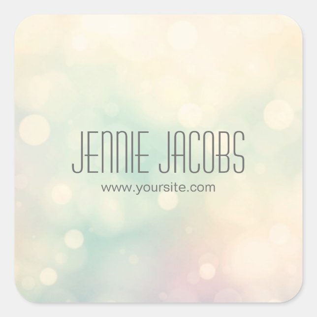 Adesivo Quadrado Vinhetas de Boque Sutis (Frente)