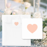Adesivo Quadrado Vinhetas de Casamento Simples e Bonitas<br><div class="desc">Um item de coordenada de excelente. Crie adesivos clássicos para suas festividades de casamento. Os palitos com um apelo simples, bonito e romântico. Parte da coleção de Design de Ameaçadores.</div>