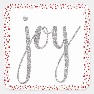 Adesivo Quadrado Vinhetas de férias de alegria