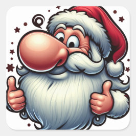 Adesivo Quadrado Vinhetas de Natal