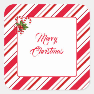 Adesivo Quadrado Vinhetas de Natal