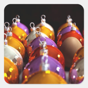 Adesivo Quadrado Vinhetas de Natal ou Páscoa