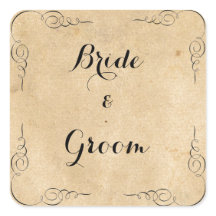 Vinhetas de Papel Marrom Grunge