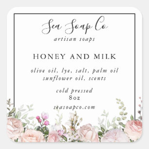 Adesivo Quadrado Vinhetas de sabão